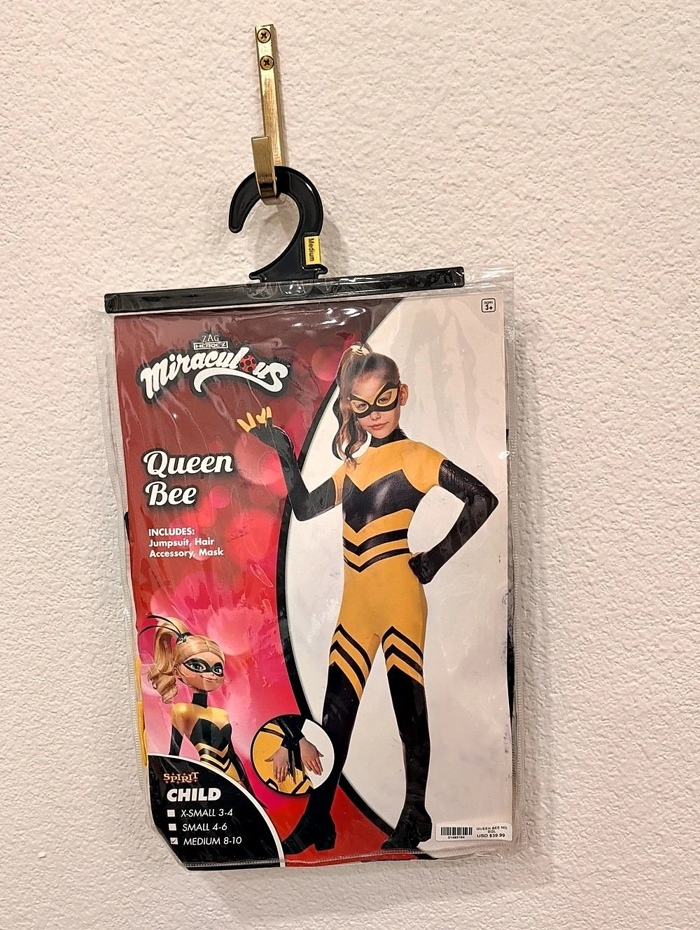 Miraculous Spirit Halloween Queen Bee Yellow & Black Costume Girls Like New - Picture 3 of 13
